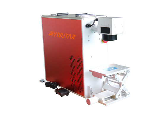 Metal 20w / 30w Fiber Laser Ukiran Mesin Portable All-In-One Tipe