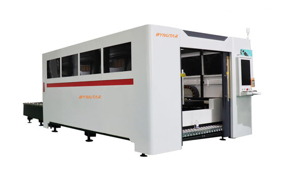 Mesin pemotong laser serat industri 50Hz 1KW / 3KW Dengan presisi tinggi