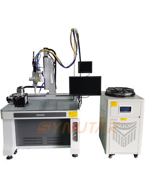 Fiber Laser Mesin Pengelasan Logam 50HZ Aluminium Laser Pengelasan