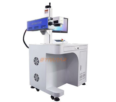 30W / 60W CO2 Laser Marking Machine Untuk Sistem Pendingin Udara Kain