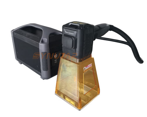 Mesin Ukiran Laser Handheld yang bergerak Mesin Ukiran Laser Serat Kecil Metal