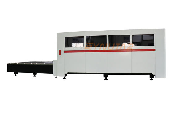1500W-6000W Fiber Sheet Metal Laser Cutting Machine Dengan Kecepatan Tinggi