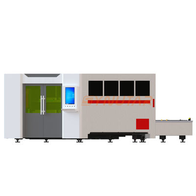 Mesin pemotong laser serat Raycus presisi tinggi 3000W / 6000W / 8000W