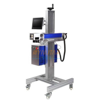 Custom QR Code Laser Marking Machine 30W Co2 Laser Printer Otomatis