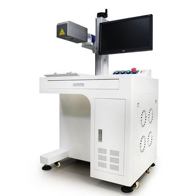 Mesin Penandaan Laser 3D melengkung kedalaman tinggi 3D Laser Engraver industri