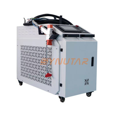 220V / 50Hz Mesin pembersih laser genggam 1000W Untuk baja galangan kapal