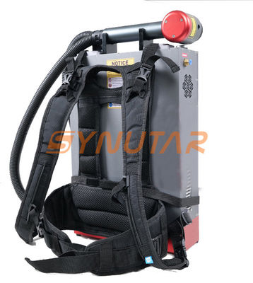 Mesin pembersih tas ransel laser genggam 220V 100W Rust pembersih laser Keamanan dan bergerak