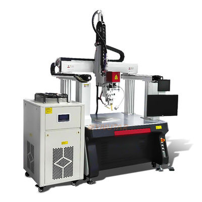 Kekuatan 3kw Otomatis Laser Mesin Las Dengan Sistem Kontrol Cerdas
