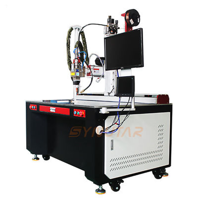 380V Stainless Steel Otomatis Laser Mesin Pengelasan 1000W Daya Disesuaikan