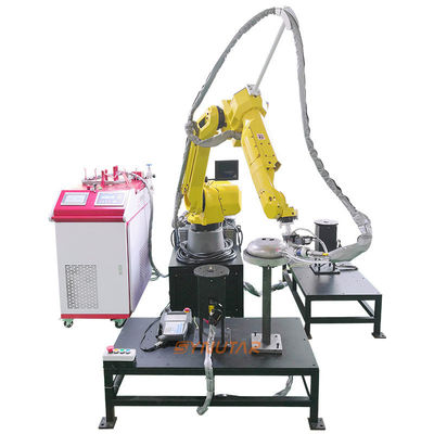 4000W / 6000W Otomatis Laser Mesin Pengelasan dengan lengan robot cerdas