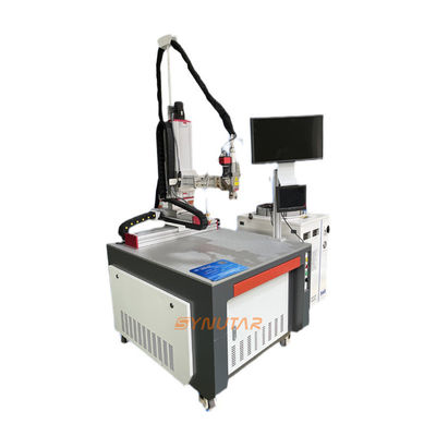 Mesin Pengelasan Laser Serat Fiber Metal Platform Stainless Steel Hardware sepenuhnya otomatis
