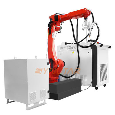 Chassis logam / dapur / peralatan / aksesoris kamar mandi Robot otomatis Mesin Laser Lasing Enam sumbu