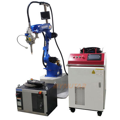 Baterai penyimpanan energi otomatis / Lithium Battery Cabinet Enam sumbu Robot Arm Laser Mesin Las