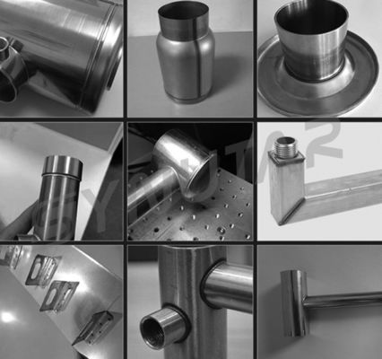 Mesin Pengelasan Laser Serat Fiber Metal Platform Stainless Steel Hardware sepenuhnya otomatis