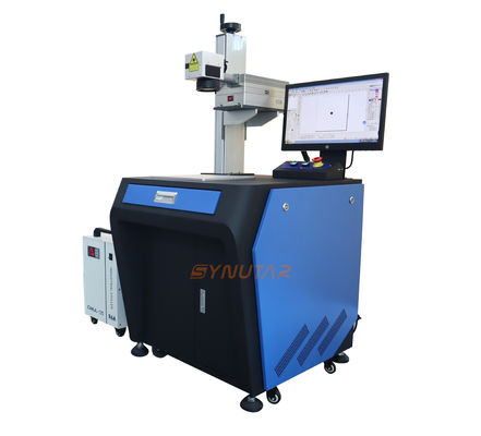 Portable UV Laser Marking Machine Untuk Kaca 3W / 5W Ukiran Daun Kecil