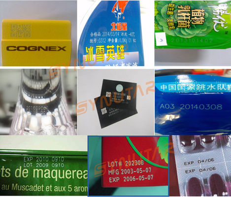 Mesin Penandaan Laser Barcode Presisi Tinggi 20W - 100W Peralatan Laser Serat
