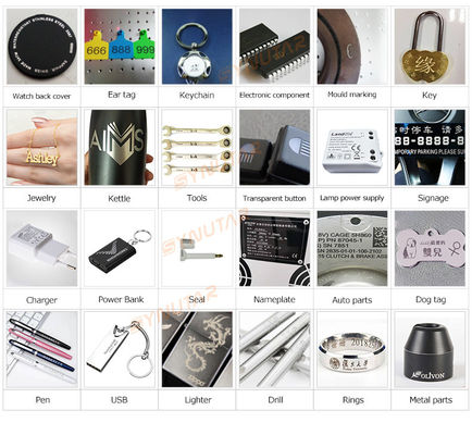 Precision Fiber Laser Metal Marking Machine 20Khz-100Khz Handheld Laser Engraver