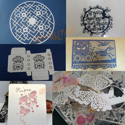 30W / 60W CO2 Laser Marking Machine Untuk Sistem Pendingin Udara Kain