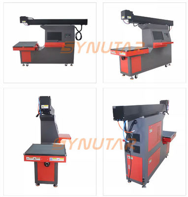 AC220V/50Hz/10A Power Supply CO2 Laser Marker dengan EZCAD Software dan Glass Laser Tube