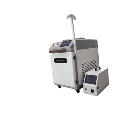 Air pendingin Mesin pembersih laser genggam 1-20KHz Frekuensi pulsa 0-40C Suhu