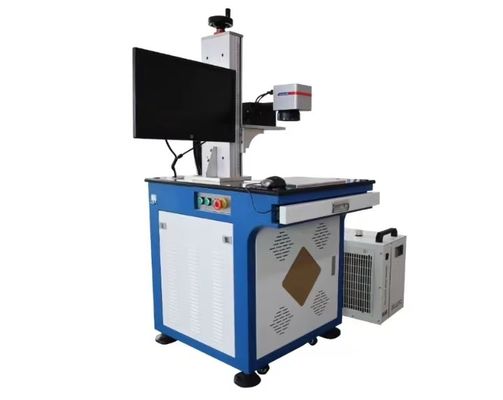Precision 110mm x 110mm UV Laser Marking Machine PC dikendalikan Laser Engraver