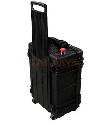 Mesin pembersih laser serat yang didinginkan udara portabel dengan rentang pemindaian 100mm*100mm