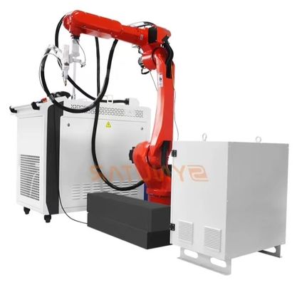 Fiber Laser Precision Area Besar Pengelasan Otomatis Perbaikan Mudah dengan Sistem Keamanan