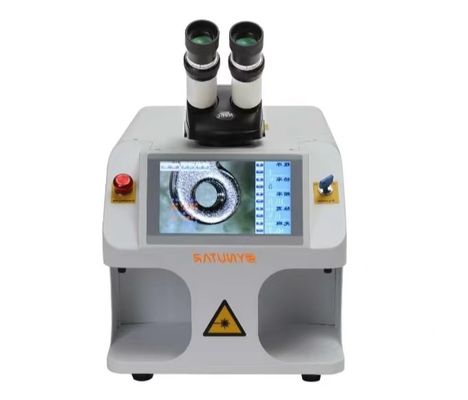 Pengelasan laser presisi untuk Perhiasan 150KG Berat 0,2-2mm kedalaman pengelasan 1064nm panjang gelombang laser