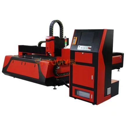 Mesin Pemotong Laser Servo Motor Fiber Laser 1500W-6000W Dengan Transmisi Gear Rack Precision