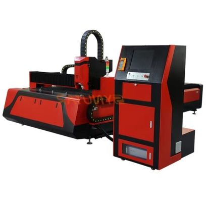 Precision Gear Rack Fiber Laser Cutting Machine dengan panjang gelombang 10,6um untuk pemotongan presisi