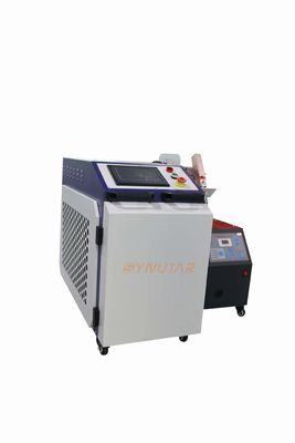 Portable Handheld Laser Welding Machine 1500W Output Power Air Cooled System 1064nm Wavelength 0.5-5mm Pengelasan