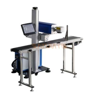 0.15mm Ukuran Karakter Minimal Mesin Penandaan Laser CO2 dengan Sistem Kontrol DSP