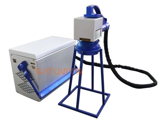 Mesin Penandaan Laser Serat Pendingin Udara 0.01mm Kontrol PC Baris Minimal