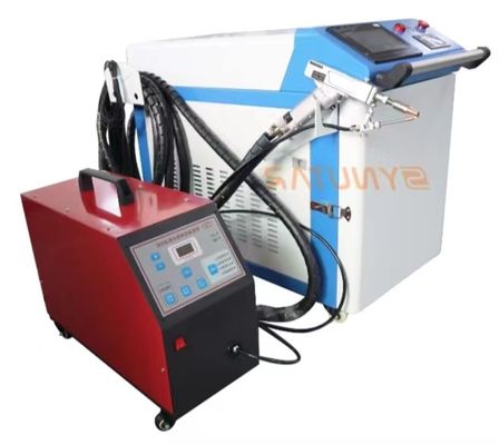 Precision Handheld Laser Welding Machine 0.5-5mm kedalaman las 1064nm Laser Wavelength AC220V/50Hz Daya