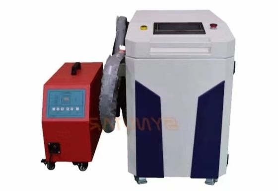 Perangkat Pengelasan Laser Portable dengan Pendingin Udara 1064nm Laser Wavelength untuk Deep Welding 0.5-5mm Ringan