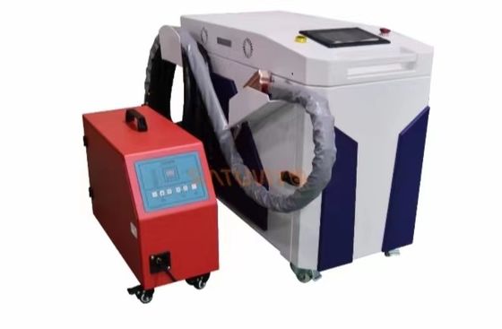 Keakuratan 0,02mm Posisi Mesin Las Laser Portable 2000W AC220V Perangkat genggam