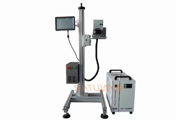 UV Laser Marker Dengan 20W Daya 8000mm/s Kecepatan 110x110mm Area Penandaan
