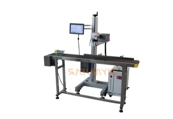 Precision UV 355nm Laser Marking Machine 0.15mm Karakter 8000mm/s Kecepatan penandaan