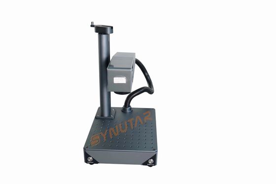 EZCAD Kompatibel Meja Serat Laser Penandaan Mesin dengan Repeatability ± 0.002mm