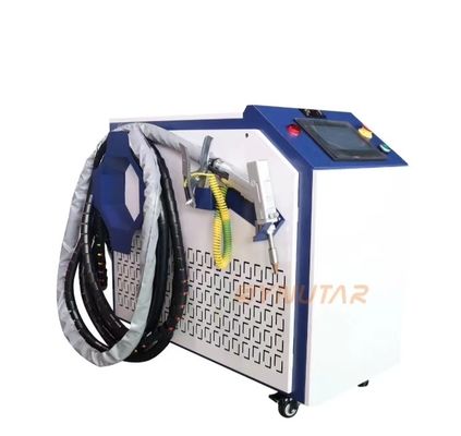 Mesin las laser genggam dengan kedalaman las 0,5-5mm dan frekuensi pulsa laser 1-50Hz